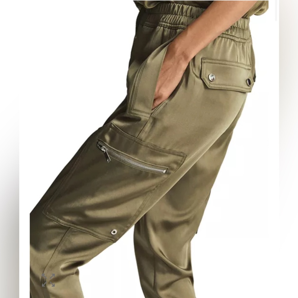 Reiss Tyler satin jogger - Picture 4 of 9